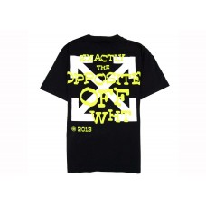 OFF-WHITE Opposite Arrows S/S Tee Black/Yellow