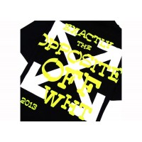OFF-WHITE Opposite Arrows S/S Tee Black/Yellow