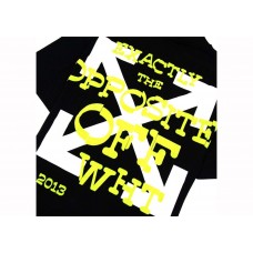 OFF-WHITE Opposite Arrows S/S Tee Black/Yellow