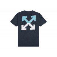 OFF-WHITE Between Arrow Oversized SS T-shirt Outerspace/White