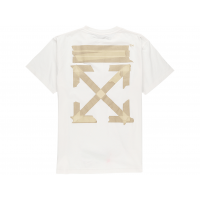 OFF-WHITE Oversized Fit Tape Arrows T-Shirt White