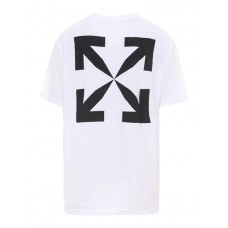 OFF-WHITE Mona Lisa tape Tee White/Blue