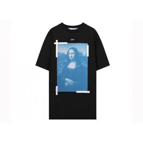 Оригинальный шмот OFF-WHITE Mona Lisa Oversized T-shirt Black