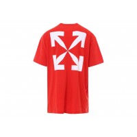 OFF-WHITE Mona Lisa Oversized T-Shirt Red