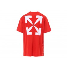 OFF-WHITE Mona Lisa Oversized T-Shirt Red