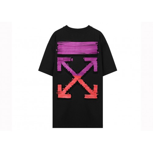 Оригинальный шмот OFF-WHITE Oversized Arrows Marker Print T-shirt Black