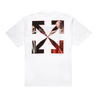 OFF-WHITE Caravaggio S/S Over Tee White/Red