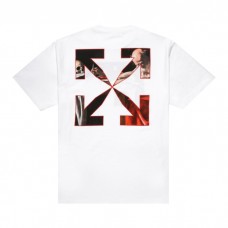 OFF-WHITE Caravaggio S/S Over Tee White/Red
