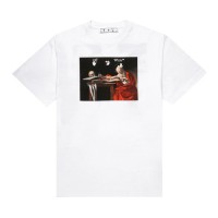 OFF-WHITE Caravaggio S/S Over Tee White/Red
