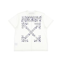 OFF-WHITE Oversized Fit Airport Tape T-Shirt White