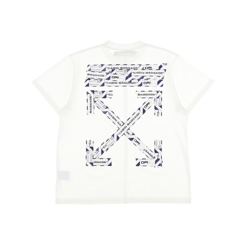 Оригинальный шмот OFF-WHITE Oversized Fit Airport Tape T-Shirt White