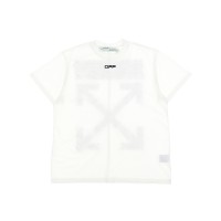 OFF-WHITE Oversized Fit Airport Tape T-Shirt White