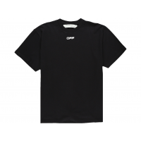 OFF-WHITE Oversized Fit Airport Tape T-Shirt Black/Multicolor