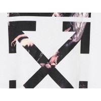 OFF-WHITE Oversized Fit Caravaggio Arrows T-Shirt White/Multicolor