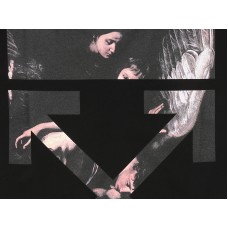 OFF-WHITE Oversized Fit Caravaggio Arrows T-Shirt Black/Multicolor