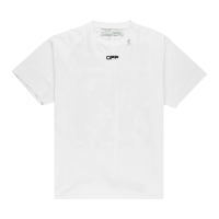 OFF-WHITE Oversized Fit Caravaggio Square T-Shirt White/Black