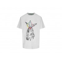 OFF-WHITE x Futura Oversized Fit Alien T-Shirt White/Multicolor