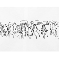 OFF-WHITE x Futura Oversized Fit Atoms T-Shirt White/Multicolor