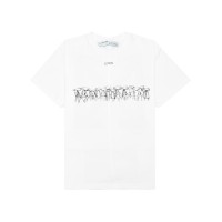 OFF-WHITE x Futura Oversized Fit Atoms T-Shirt White/Multicolor