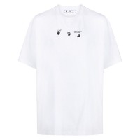 OFF-WHITE Blue Marker S/S Over Tee White/Blue
