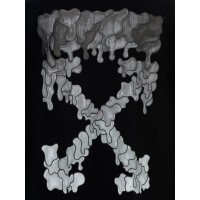 OFF-WHITE Marker Arrow Oversized T-shirt Black/Grey