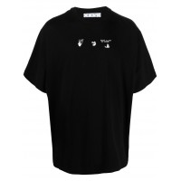 OFF-WHITE Marker Arrow Oversized T-shirt Black/Grey