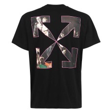 OFF-WHITE Sprayed Caravaggio S/S Over Tee Black/White