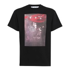 OFF-WHITE Sprayed Caravaggio S/S Over Tee Black/White