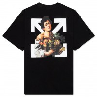 OFF-WHITE Oversized Caravaggio Boy T-shirt Black