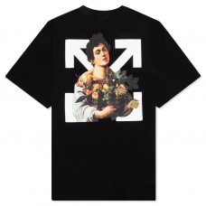 OFF-WHITE Oversized Caravaggio Boy T-shirt Black