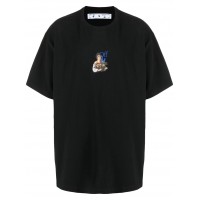 OFF-WHITE Caravaggio Boy T-shirt Black/Blue