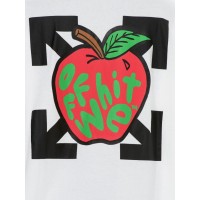OFF-WHITE Apple Arrow Print T-shirt White