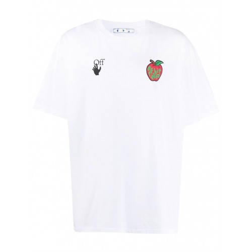 Оригинальный шмот OFF-WHITE Apple Arrow Print T-shirt White