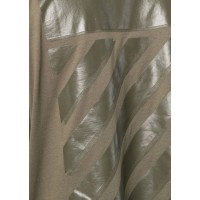 OFF-WHITE Rubber Diagonals Oversized T-Shirt Army Green