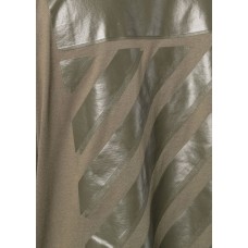 OFF-WHITE Rubber Diagonals Oversized T-Shirt Army Green