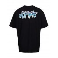 OFF-WHITE 90s Liquid Oversized T-Shirt Black/Multi