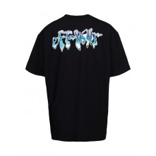 OFF-WHITE 90s Liquid Oversized T-Shirt Black/Multi