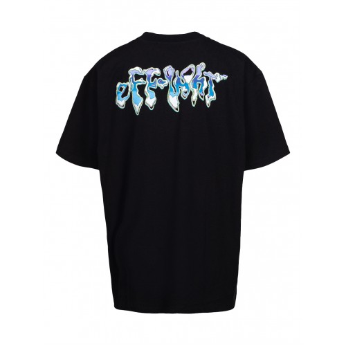 Оригинальный шмот OFF-WHITE 90s Liquid Oversized T-Shirt Black/Multi