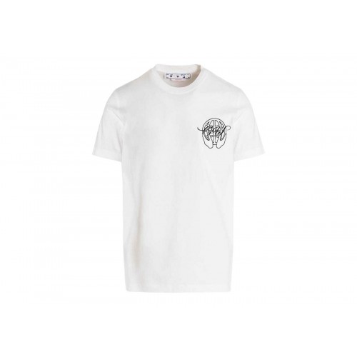 Оригинальный шмот OFF-WHITE Hand Arrow Tee White/Black