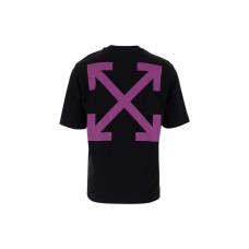 OFF-WHITE Arrow Caravaggio Mercy Tee Black/Purple/Multi
