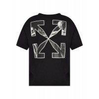 OFF-WHITE Caravaggio Saint Jerome Writing Arrows Oversized T-Shirt Black