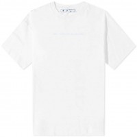 OFF-WHITE Marker Oversized Skate T-Shirt White Blue