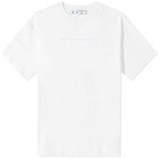 OFF-WHITE Marker Oversized Skate T-Shirt White Blue