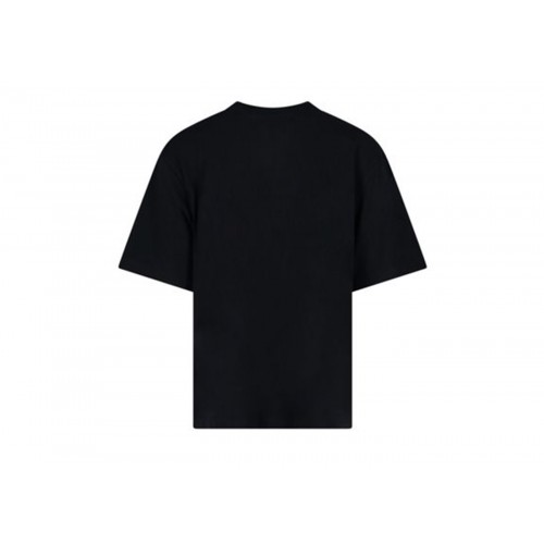 Оригинальный шмот OFF-WHITE Embroidered Spray Helvetica Skate Tee Black/White