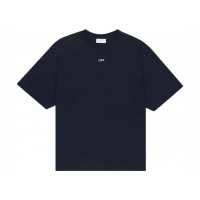 OFF-WHITE Double Moon Arrow S/S Tee Navy/White