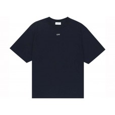 OFF-WHITE Double Moon Arrow S/S Tee Navy/White