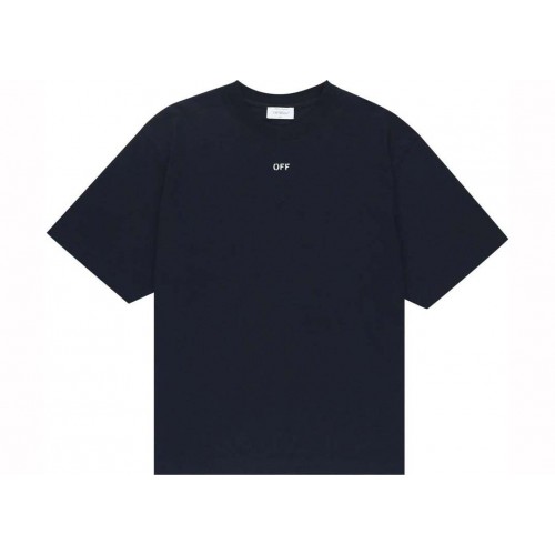 Оригинальный шмот OFF-WHITE Double Moon Arrow S/S Tee Navy/White