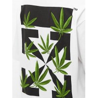 OFF-WHITE Weed Arrows Oversized T-Shirt White/Green