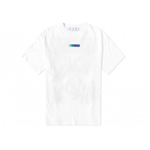 Оригинальный шмот OFF-WHITE Weed Arrows Oversized T-Shirt White/Green