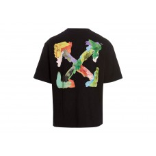 OFF-WHITE Brush Arrows Over Skate S/S Tee Black/Multi